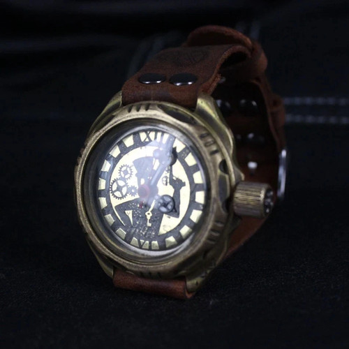 Orologio steampunk vintage - orologio,