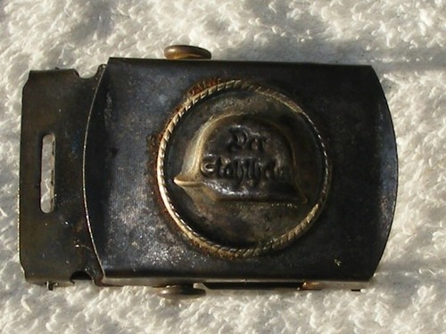 German der stahlhem buckle - german,
